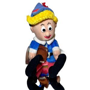 RUDOLPH THE RED NOSED REINDEER FRIEND ELF MUSICAL PLUSH TOY *MUSIC NOT  WORKING.